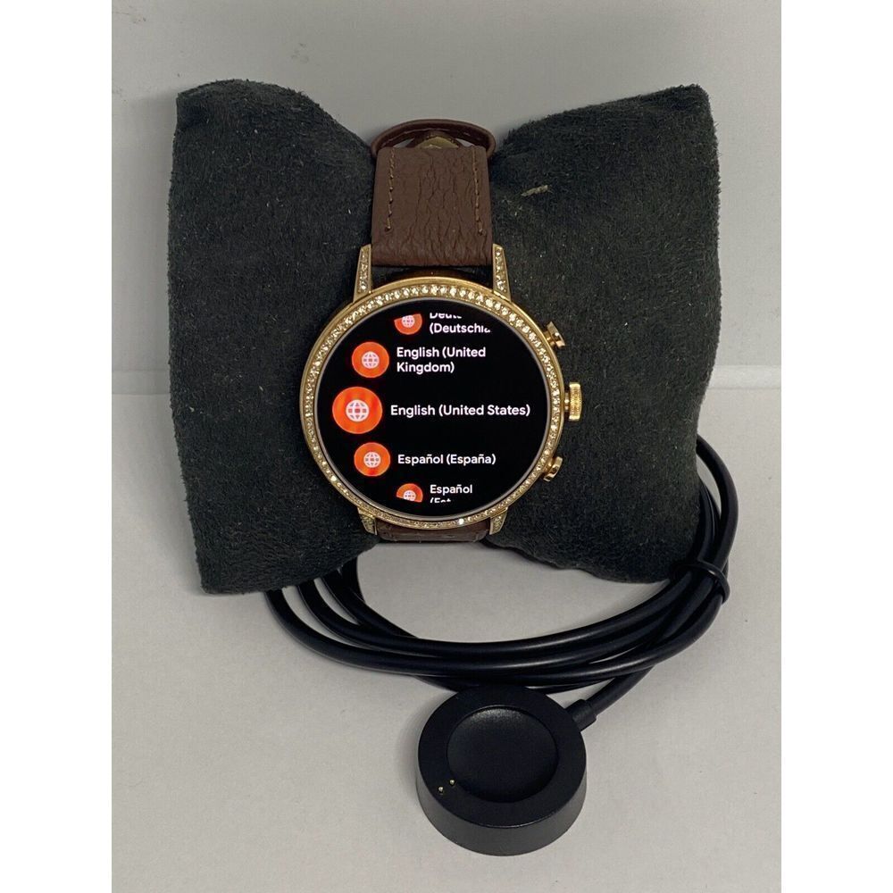 Fossil Gen 4 Authentic Digital Dial Smart Watch Custom Band FTW6015 AB574